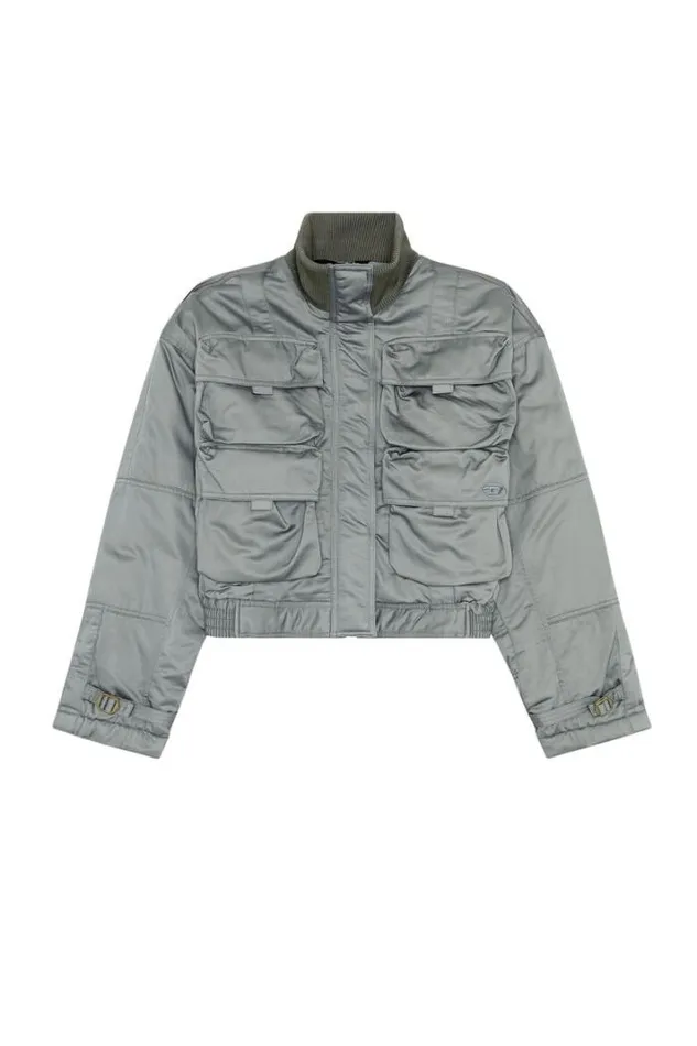 Women GMila Grey Diesel Outerwear And Jackets Women GMila Grey Diesel Outerwear And Jackets