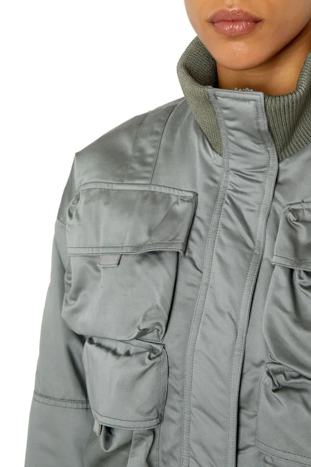 Women GMila Grey Diesel Outerwear And Jackets Women GMila Grey Diesel Outerwear And Jackets