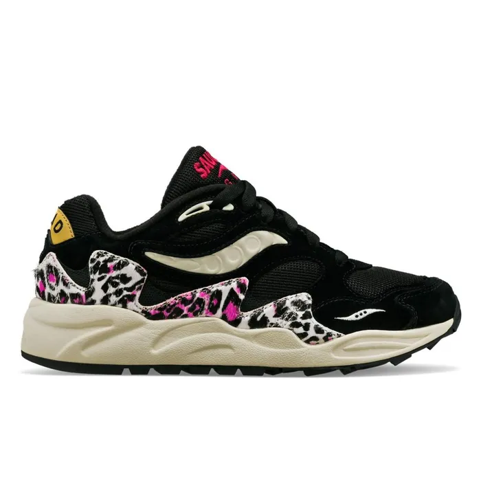 Women Grid Shadow 2 Leopard Blackleopard Saucony Lifestyle