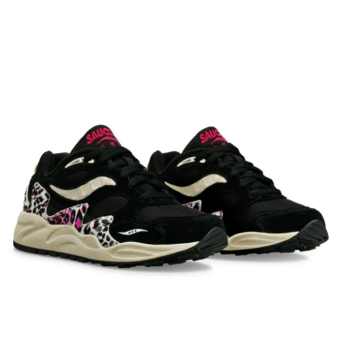Women Grid Shadow 2 Leopard Blackleopard Saucony Lifestyle