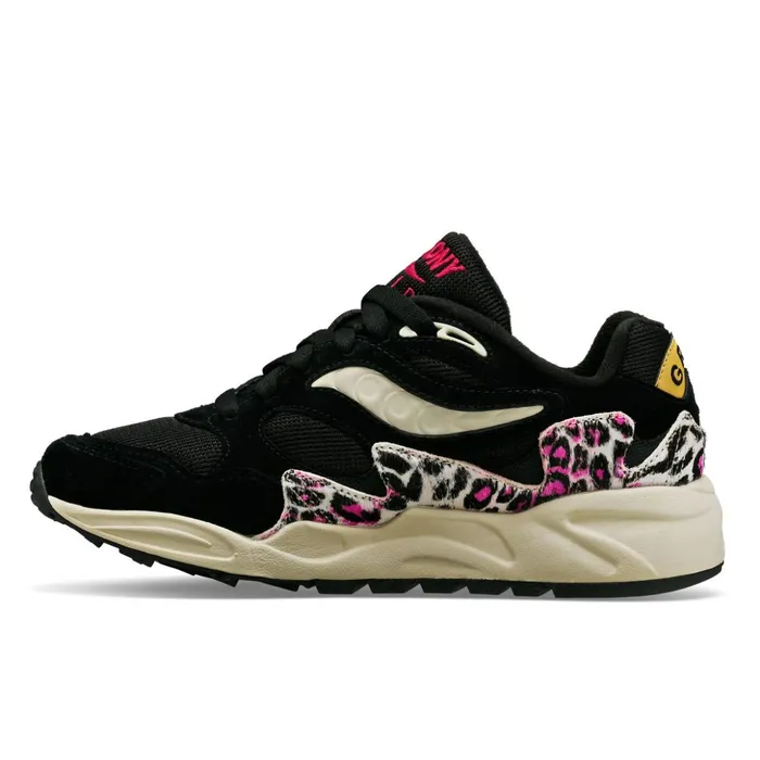 Women Grid Shadow 2 Leopard Blackleopard Saucony Lifestyle