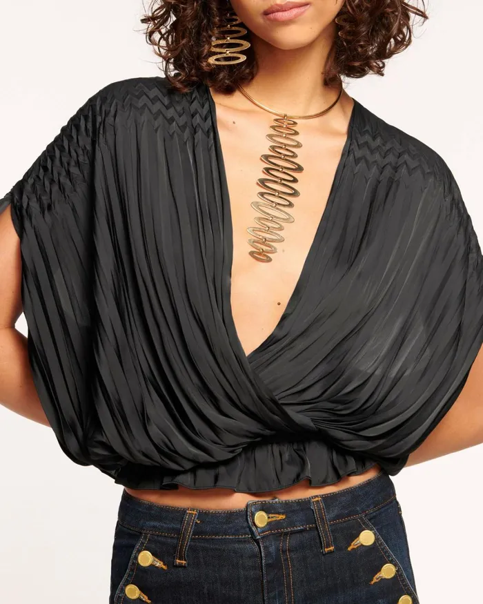 Women Harmony VNeck Blouse Mulberry Ramy Brook Tops Women Harmony VNeck Blouse Mulberry Ramy Brook Tops