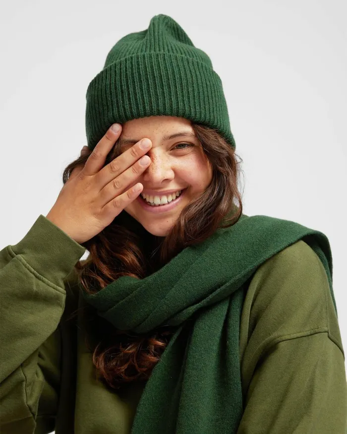 Women Hats Colorful Standard Merino Wool Hat Optical White