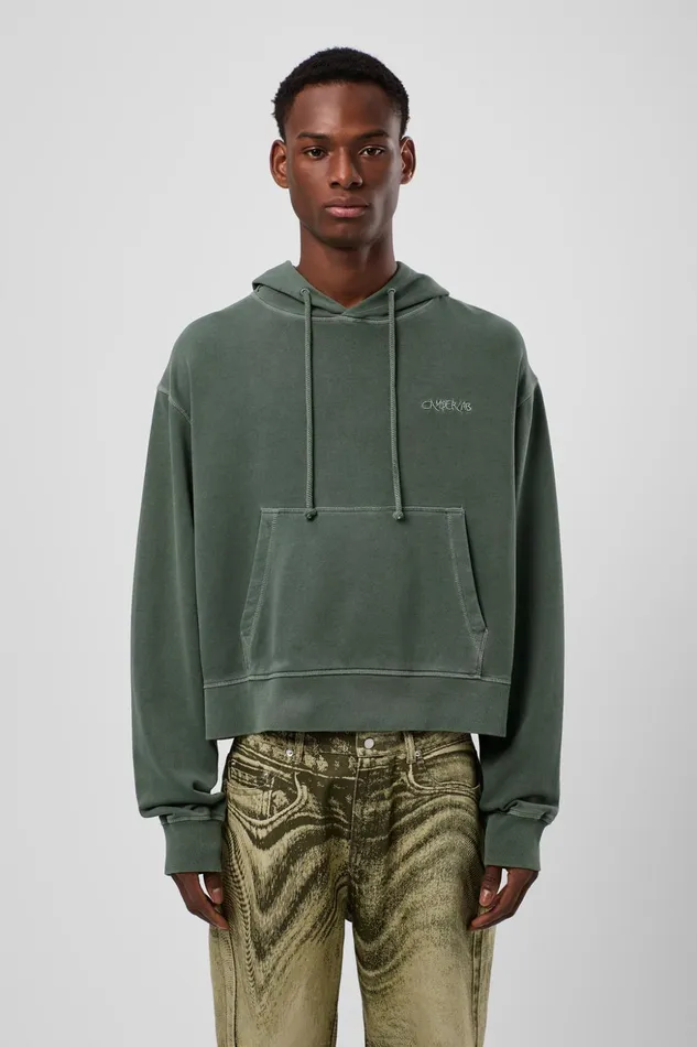 Women Hoodie Green Cotton Hoodie Camper Jersey