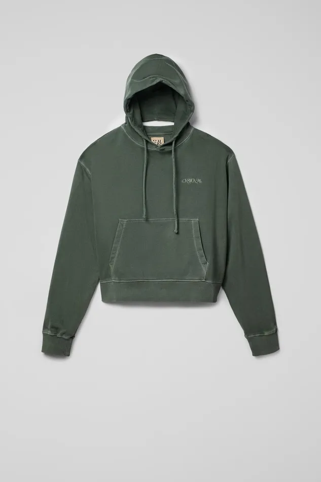 Women Hoodie Green Cotton Hoodie Camper Jersey Women Hoodie Green Cotton Hoodie Camper Jersey