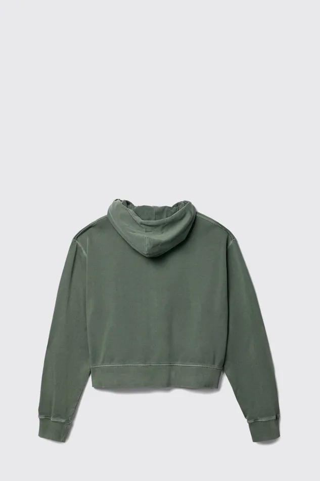 Women Hoodie Green Cotton Hoodie Camper Jersey Women Hoodie Green Cotton Hoodie Camper Jersey