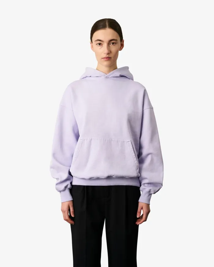 Women Hoodies Colorful Standard Organic Oversized Hood Marine Blue
