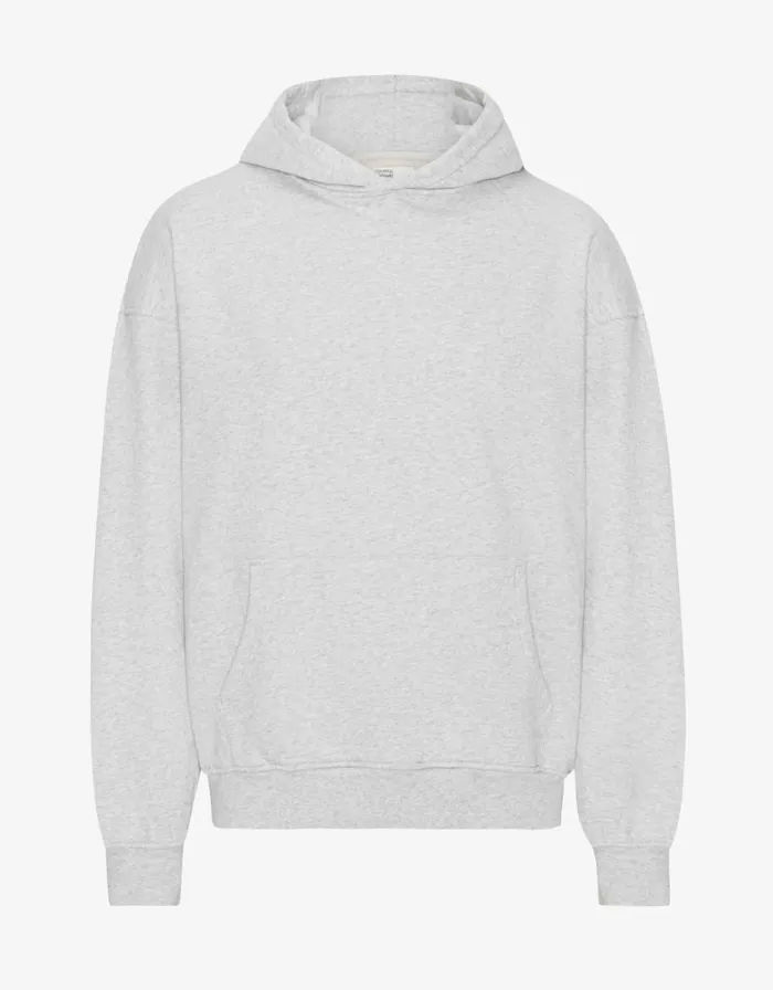 Women Hoodies Colorful Standard Organic Oversized Hood Snow Melange