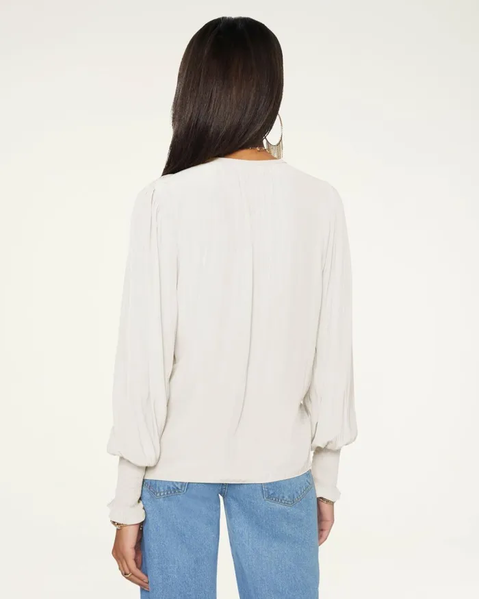 Women Isla Puff Sleeve Blouse Black Ramy Brook Tops Women Isla Puff Sleeve Blouse Black Ramy Brook Tops
