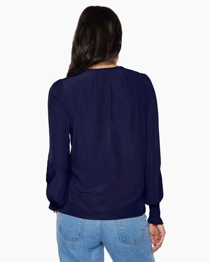 Women Isla Puff Sleeve Blouse Black Ramy Brook Tops Women Isla Puff Sleeve Blouse Black Ramy Brook Tops