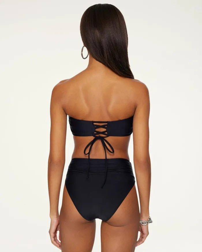 Women Ivo Ruched Bikini Bottom White Ramy Brook Swimwear Women Ivo Ruched Bikini Bottom White Ramy Brook Swimwear