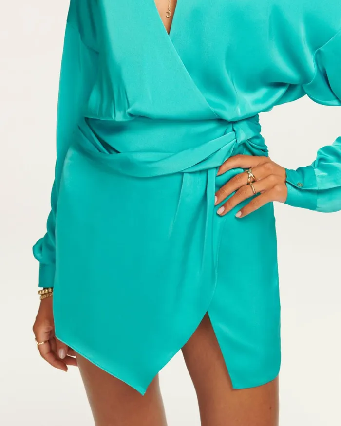 Women Jaymie Wrap Mini Dress Navy Ramy Brook Dresses Women Jaymie Wrap Mini Dress Navy Ramy Brook Dresses