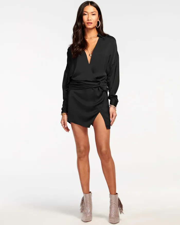 Women Jaymie Wrap Mini Dress Navy Ramy Brook Dresses Women Jaymie Wrap Mini Dress Navy Ramy Brook Dresses