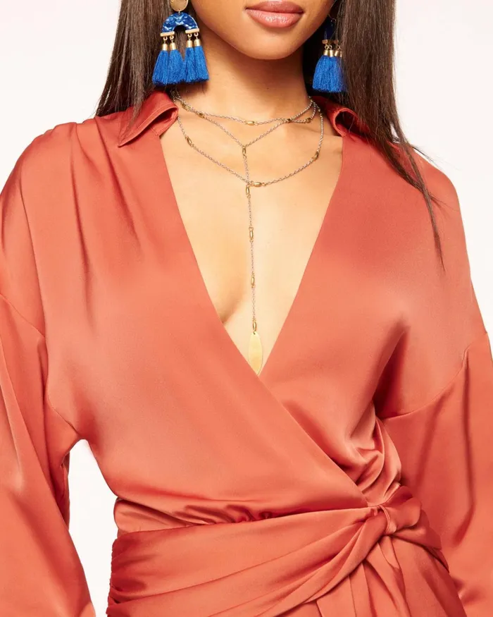 Women Jaymie Wrap Mini Dress Navy Ramy Brook Dresses Women Jaymie Wrap Mini Dress Navy Ramy Brook Dresses