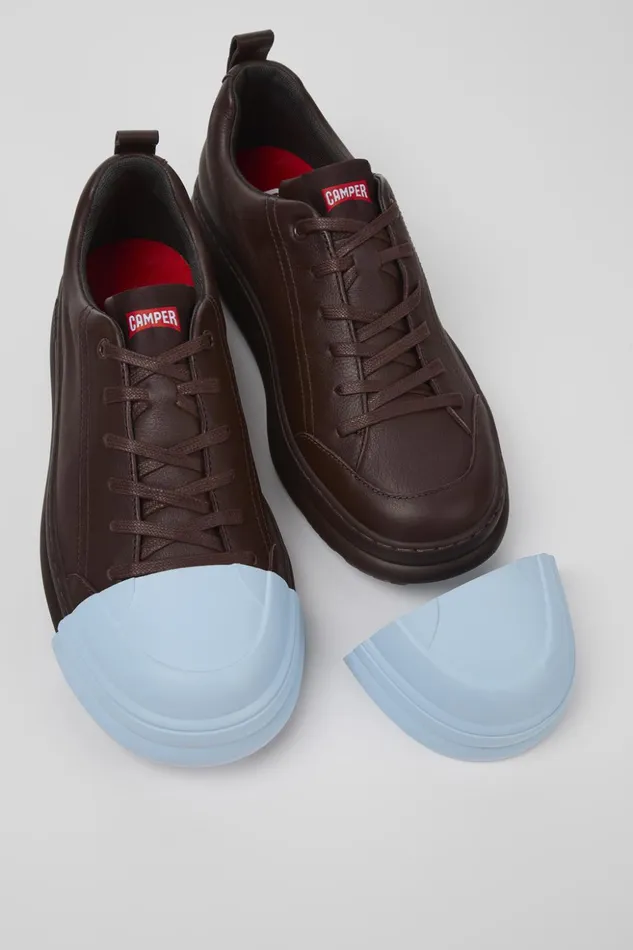 Women Junction Runner Burgundy Leather Sneakers Camper Sneakers Women Junction Runner Burgundy Leather Sneakers Camper Sneakers