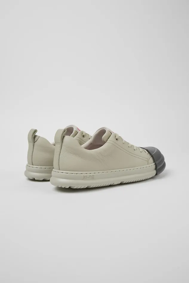 Women Junction Runner Gray Leather Sneakers Camper Sneakers Women Junction Runner Gray Leather Sneakers Camper Sneakers