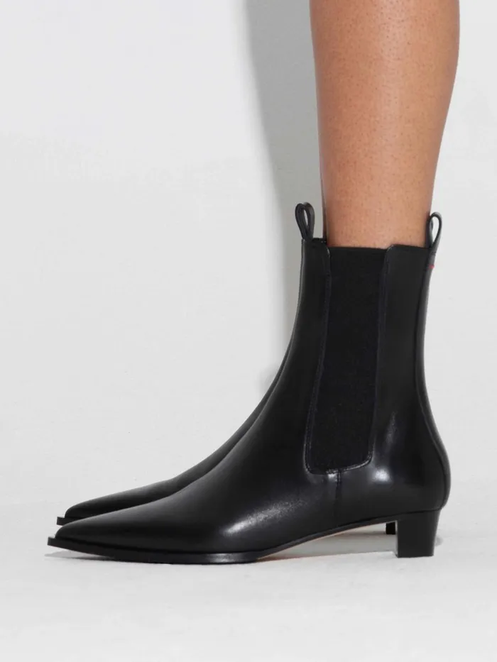 Women Kiki Calfskin Leather Chelsea Boots Aeyde Ankle Boots