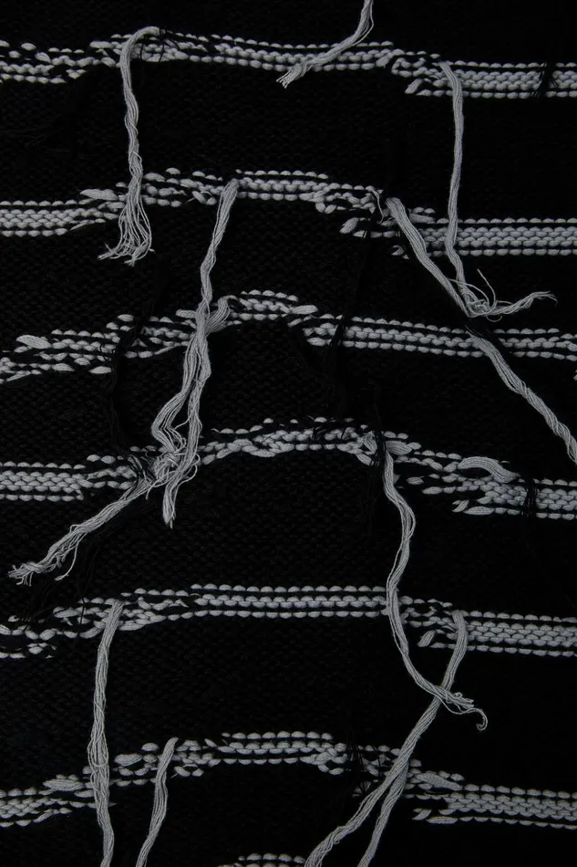 Women Knit Scarf Black Intarsia Knit Scarf Camper Knit Women Knit Scarf Black Intarsia Knit Scarf Camper Knit