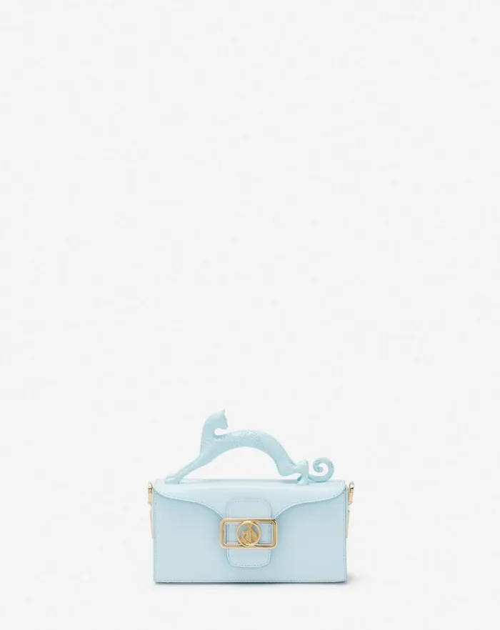 Women Lanvin Crossbody Bags and Shoulder Bags Leather Nano Pencil Cat Bag Lanvin Blue Women Lanvin Crossbody Bags and Shoulder Bags Leather Nano Pencil Cat Bag Lanvin Blue
