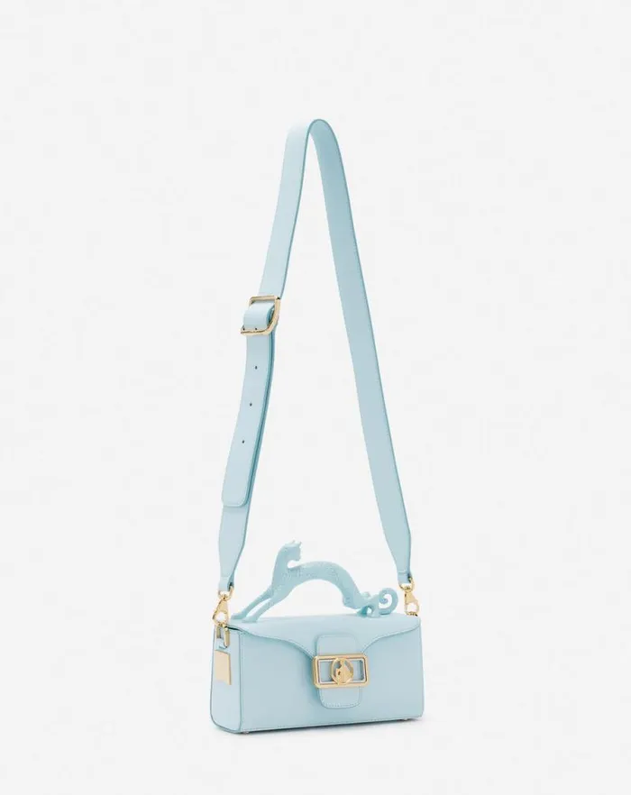 Women Lanvin Crossbody Bags and Shoulder Bags Leather Nano Pencil Cat Bag Lanvin Blue Women Lanvin Crossbody Bags and Shoulder Bags Leather Nano Pencil Cat Bag Lanvin Blue