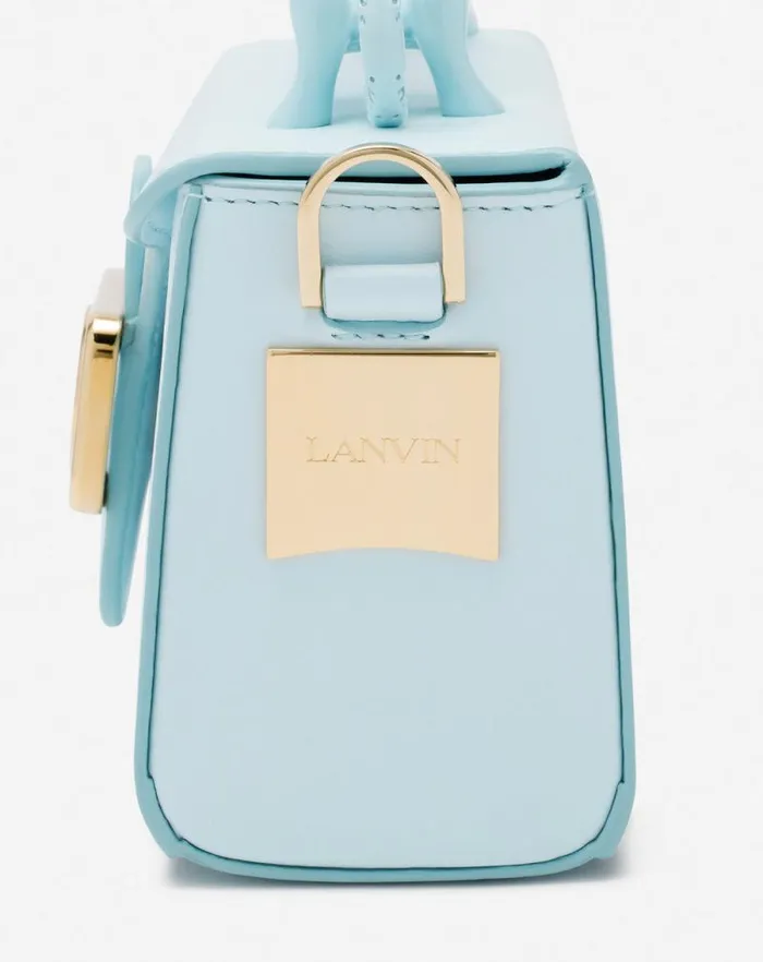 Women Lanvin Crossbody Bags and Shoulder Bags Leather Nano Pencil Cat Bag Lanvin Blue Women Lanvin Crossbody Bags and Shoulder Bags Leather Nano Pencil Cat Bag Lanvin Blue
