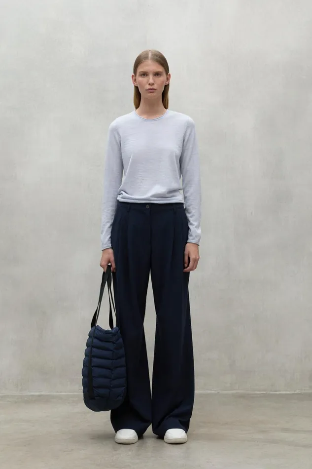 Women Light Blue Milo Sweater Ecoalf Knitwear