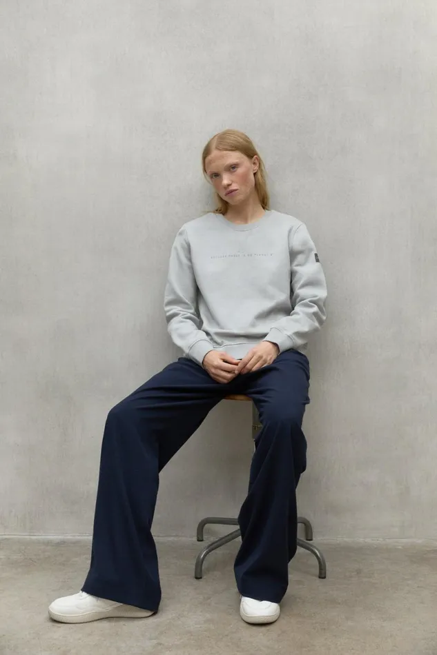 Women Light Grey Ondara Sweatshirt Ecoalf Sweatshirts