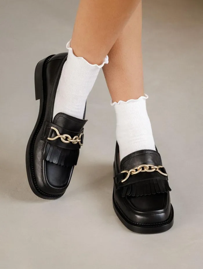 Women Loafers and Derbies Bobbies Lilo Passion Black