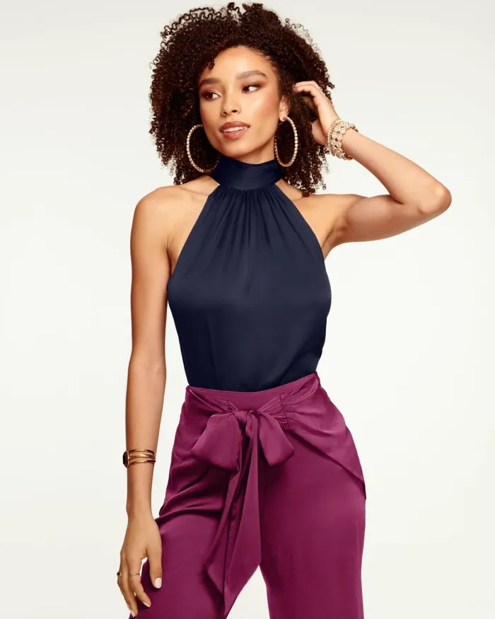 Women Lori High Neck Tank Top Soiree Red Ramy Brook Tops Women Lori High Neck Tank Top Soiree Red Ramy Brook Tops