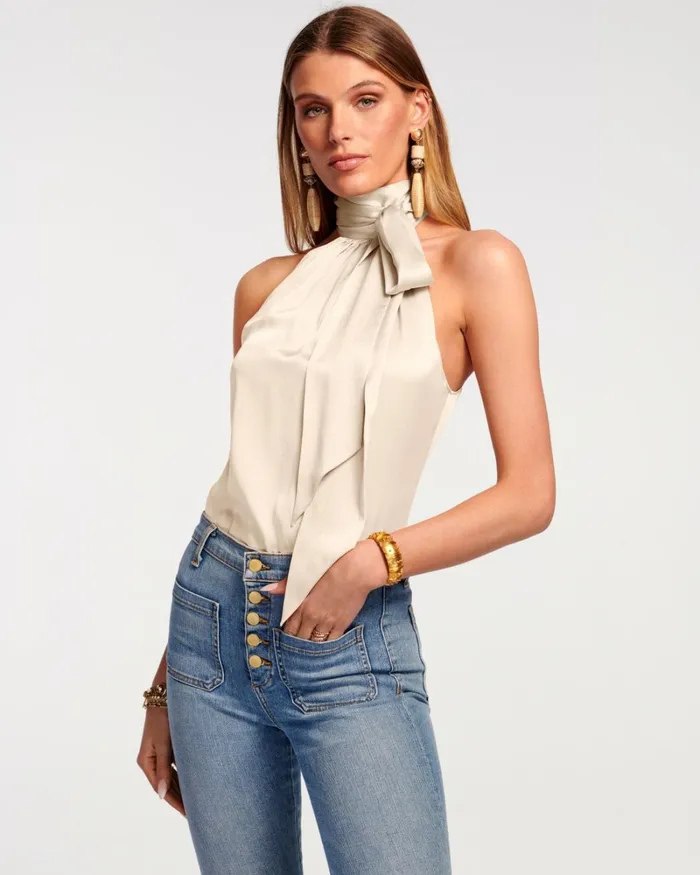 Women Lori High Neck Tank Top Soiree Red Ramy Brook Tops Women Lori High Neck Tank Top Soiree Red Ramy Brook Tops