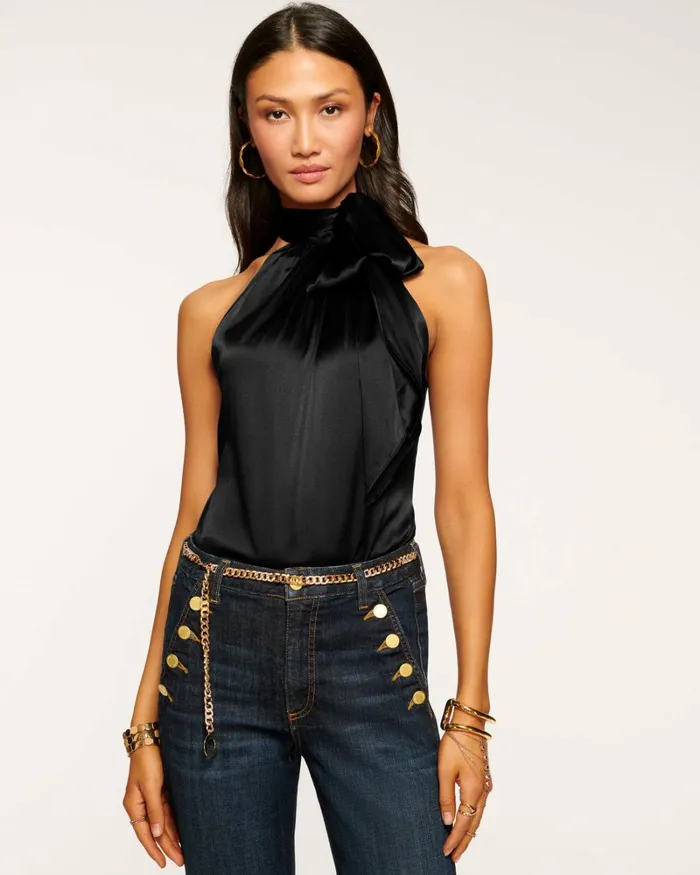 Women Lori High Neck Tank Top Soiree Red Ramy Brook Tops Women Lori High Neck Tank Top Soiree Red Ramy Brook Tops