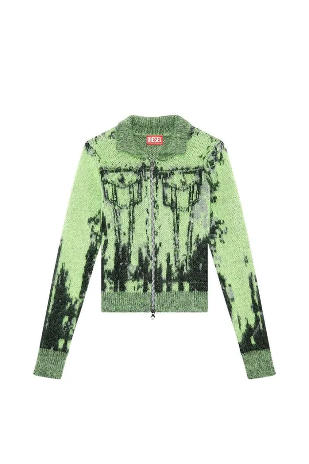Women MTaphos Blackgreen Diesel Knitwear Women MTaphos Blackgreen Diesel Knitwear