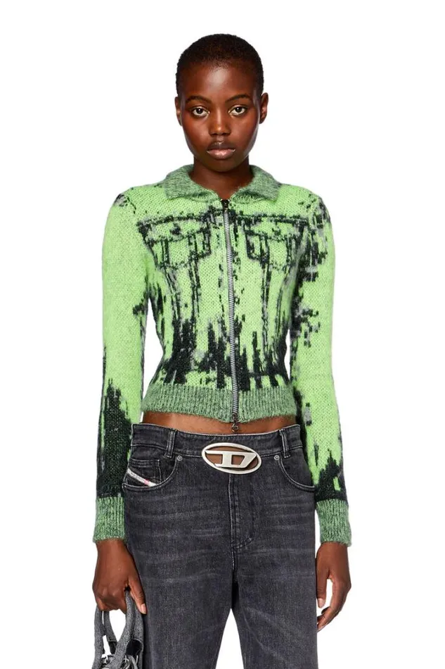 Women MTaphos Blackgreen Diesel Knitwear Women MTaphos Blackgreen Diesel Knitwear