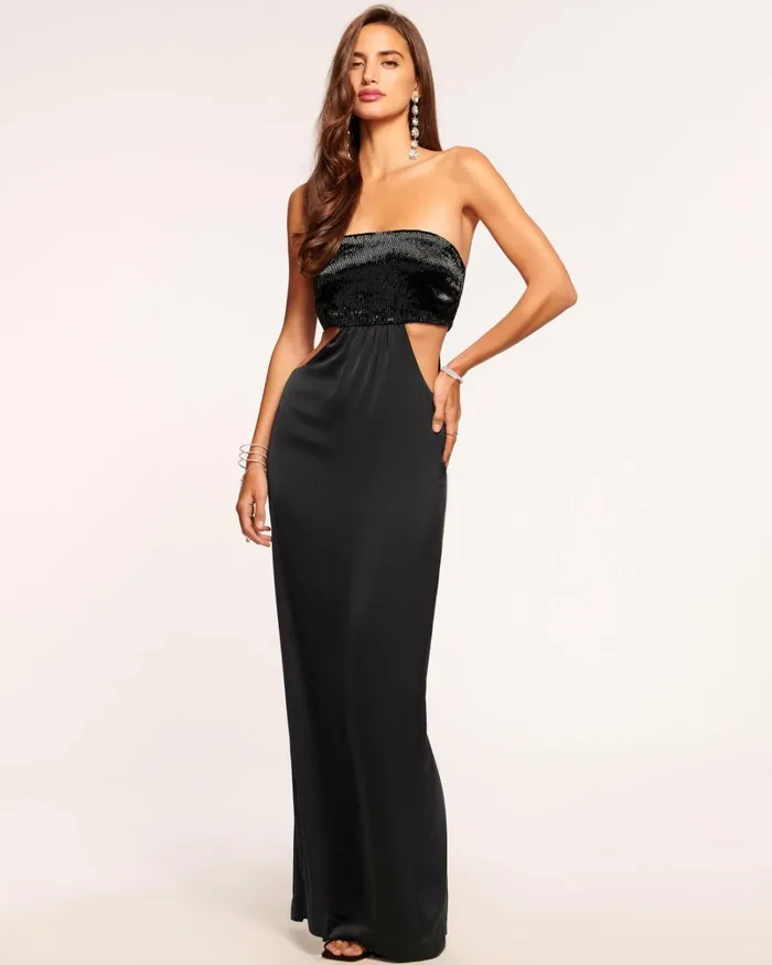 Women Mariah Cutout Maxi Dress Black Ramy Brook Dresses Women Mariah Cutout Maxi Dress Black Ramy Brook Dresses