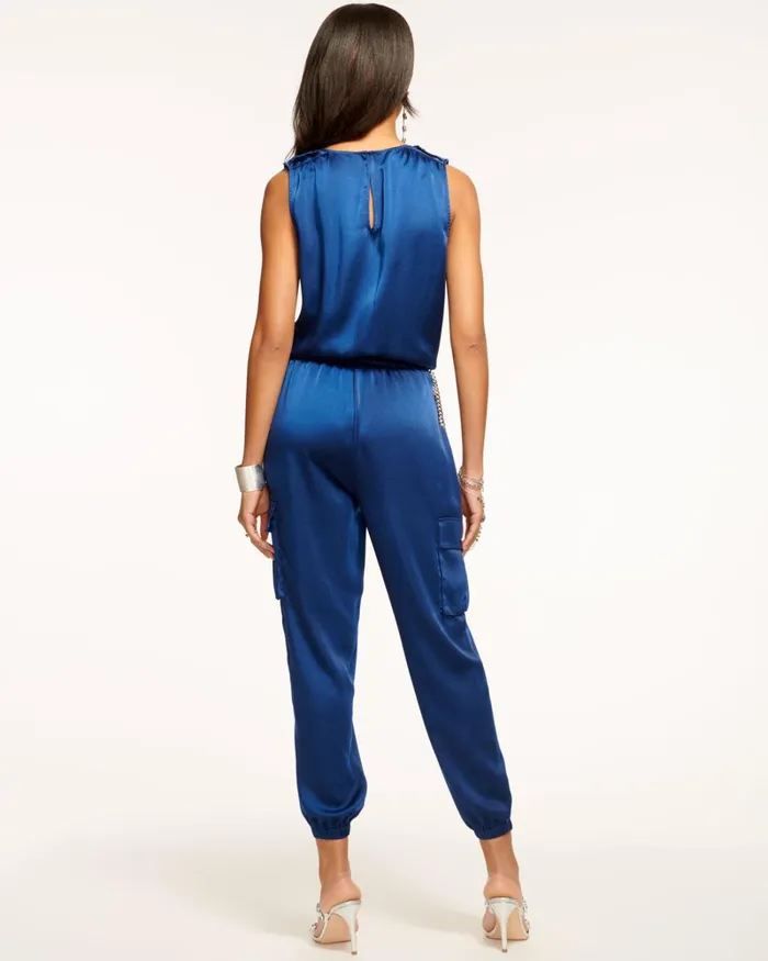 Women Melissa VNeck Jumpsuit Spring Navy Ramy Brook Dresses Women Melissa VNeck Jumpsuit Spring Navy Ramy Brook Dresses