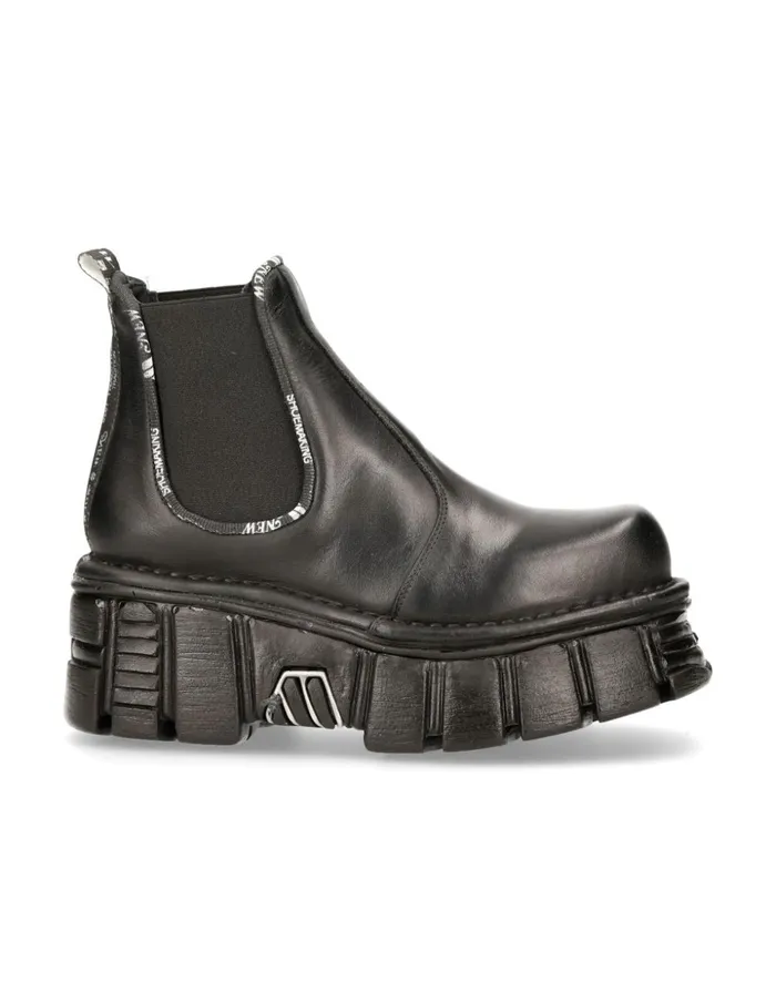 WomenMen Ankle Boot Tower M1557C1 New Rock Booties WomenMen Ankle Boot Tower M1557C1 New Rock Booties