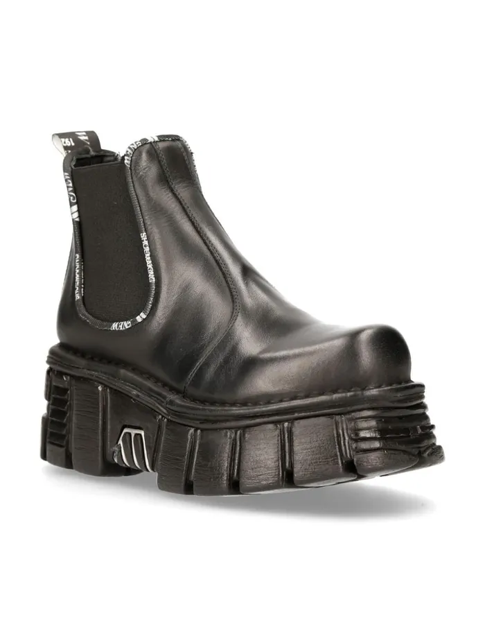WomenMen Ankle Boot Tower M1557C1 New Rock Booties WomenMen Ankle Boot Tower M1557C1 New Rock Booties