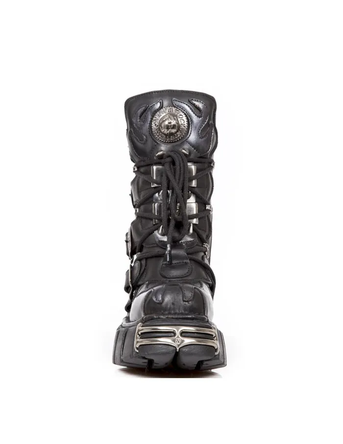 WomenMen Boot Metallic M163C4 New Rock Boots WomenMen Boot Metallic M163C4 New Rock Boots