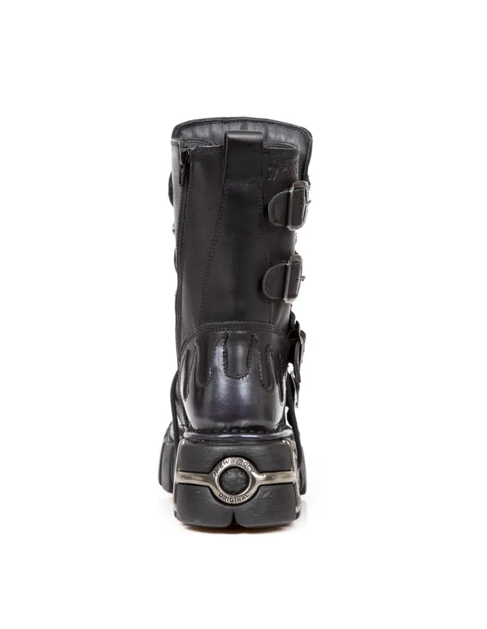 WomenMen Boot Metallic M163C4 New Rock Boots WomenMen Boot Metallic M163C4 New Rock Boots