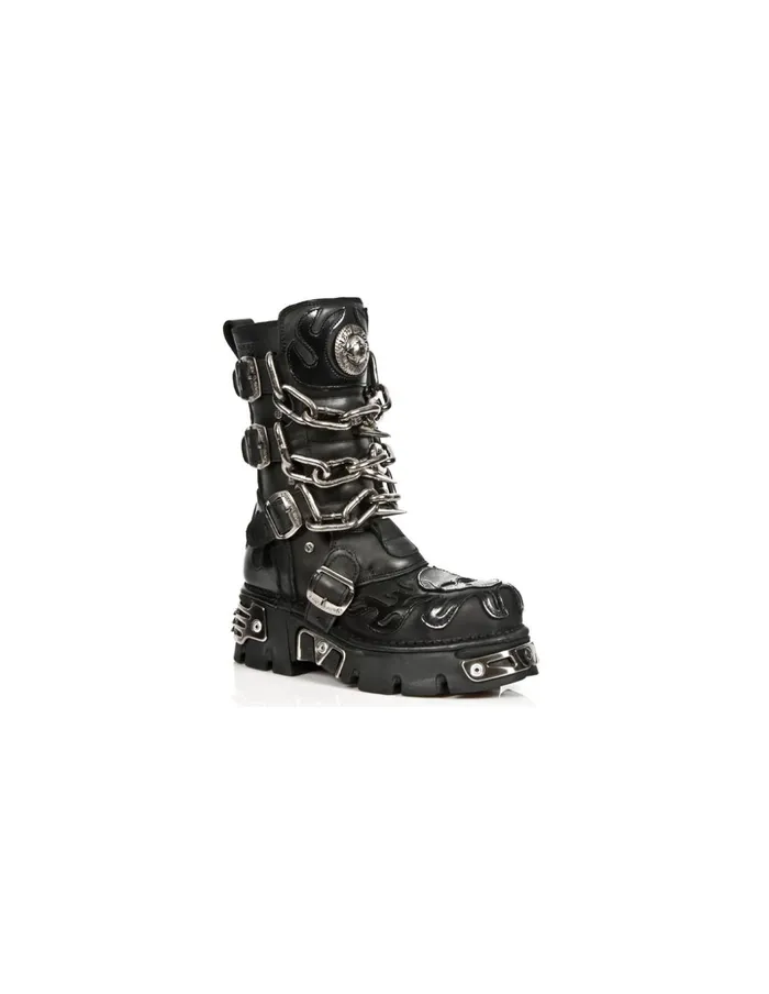 WomenMen Boot Metallic M727mtC1 New Rock Boots WomenMen Boot Metallic M727mtC1 New Rock Boots