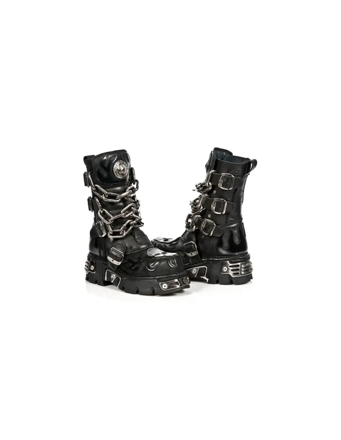 WomenMen Boot Metallic M727mtC1 New Rock Boots WomenMen Boot Metallic M727mtC1 New Rock Boots