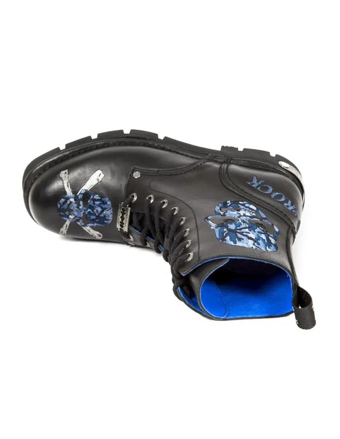 WomenMen Boot Metallic MNewmili85C3 New Rock Boots
