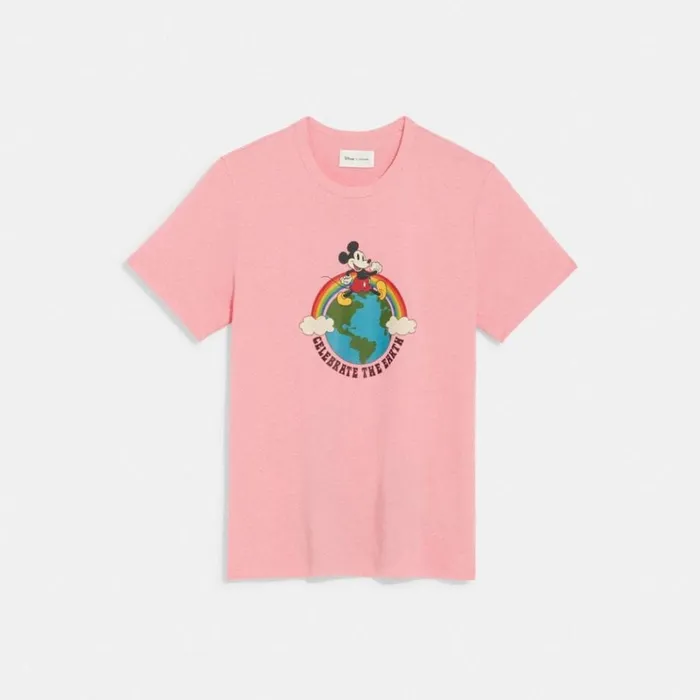 WomenMen Tops Coach Disney X Coach T Shirt Red