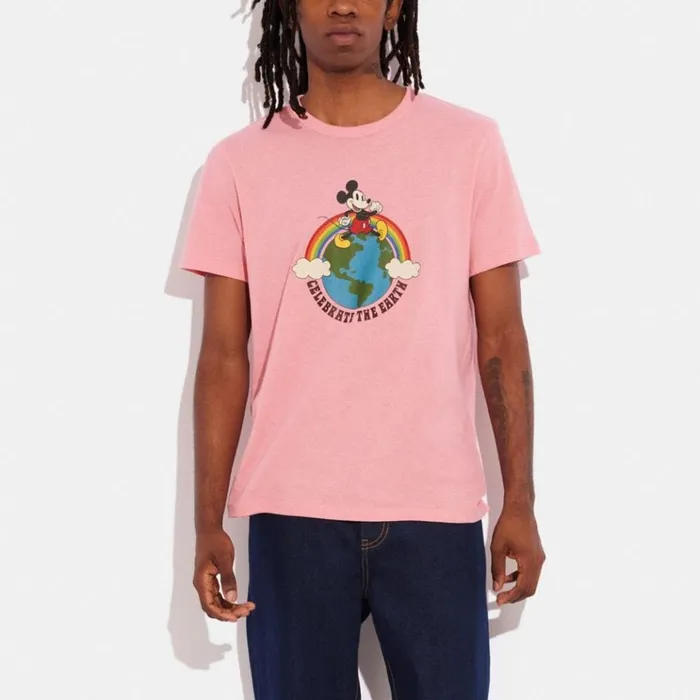 WomenMen Tops Coach Disney X Coach T Shirt Red