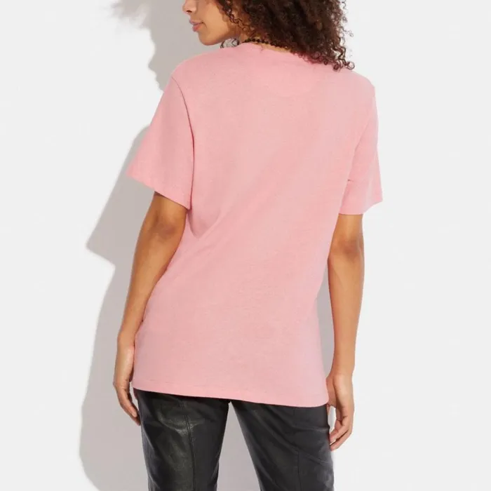 WomenMen Tops Coach Disney X Coach T Shirt Red