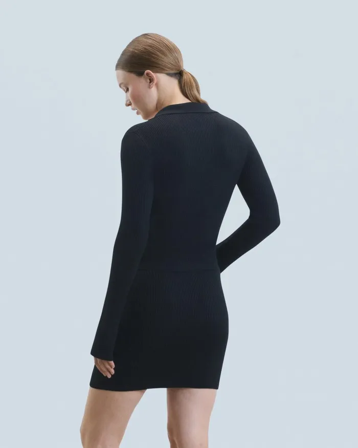 Women Merino Wool Sweaters From Future Cardigan Black