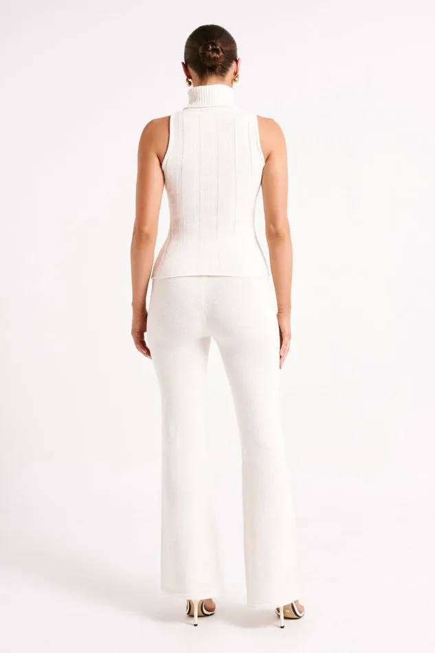 Women Meshki Bottoms Angelina Knit Pants 8211 Ivory