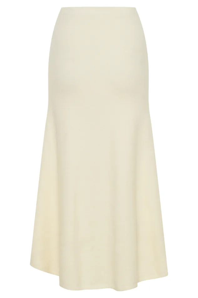 Women Meshki Bottoms Vivica Knit Maxi Skirt 8211 Ivory Marle