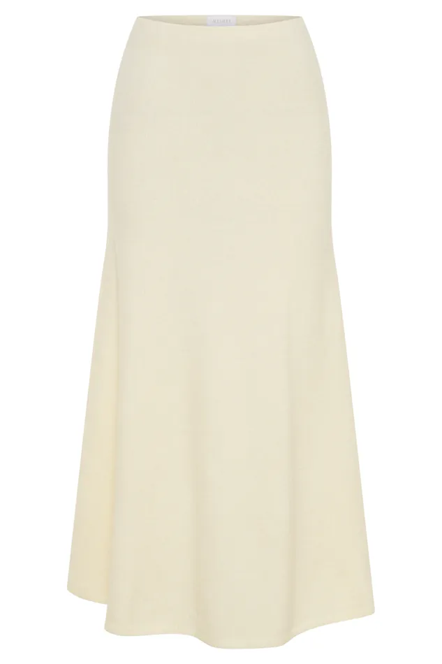Women Meshki Bottoms Vivica Knit Maxi Skirt 8211 Ivory Marle