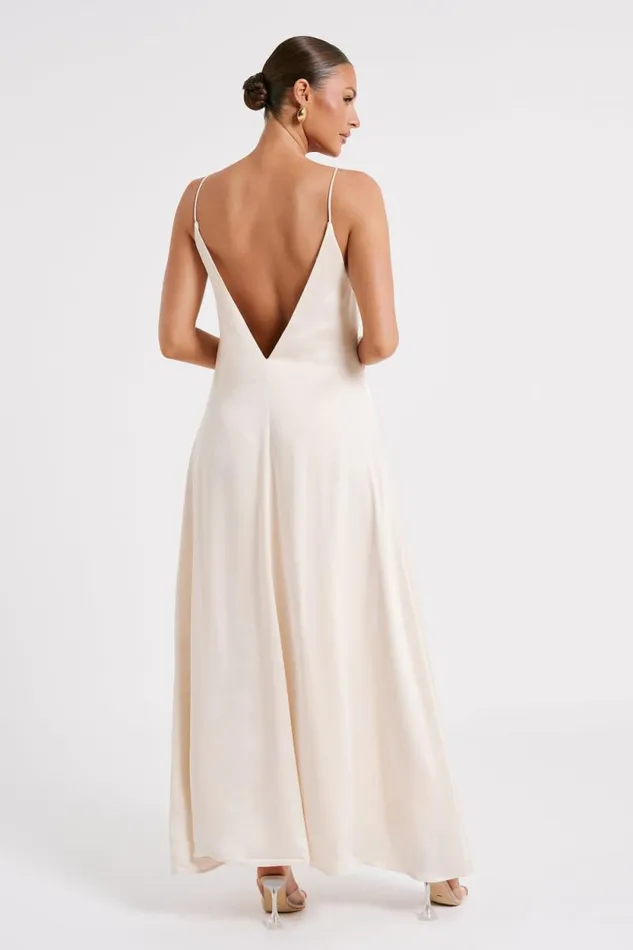 Women Meshki Dresses Beatrice Flowy Maxi Dress 8211 Sand